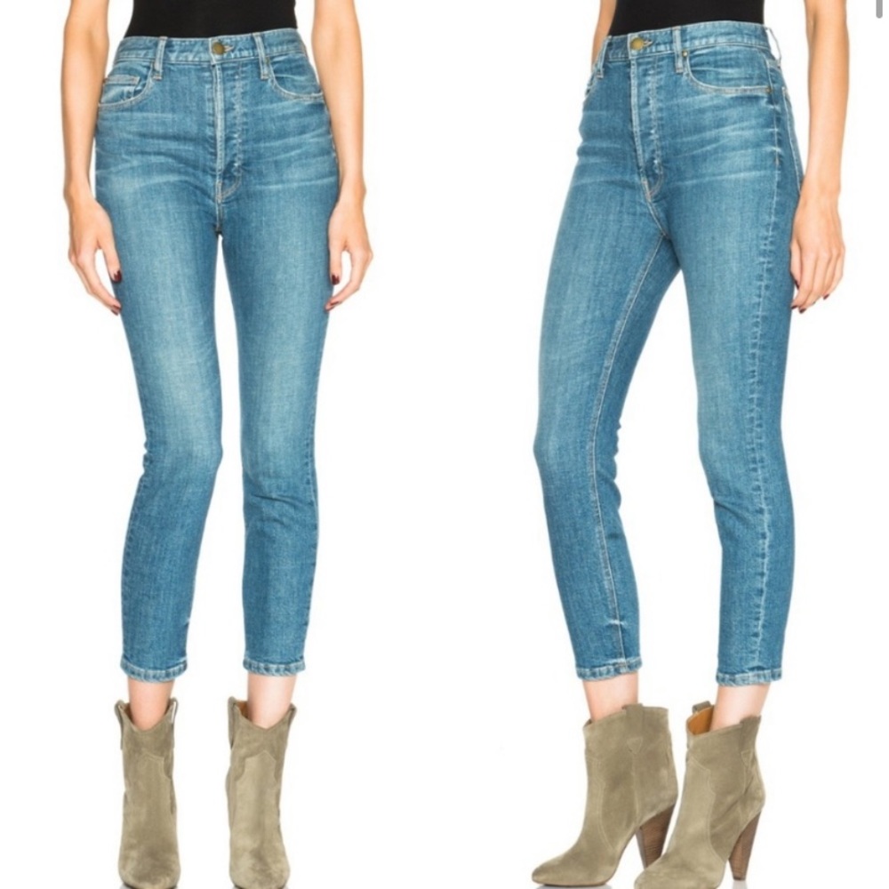 The GREAT. The Peg high waisted jeans size 27